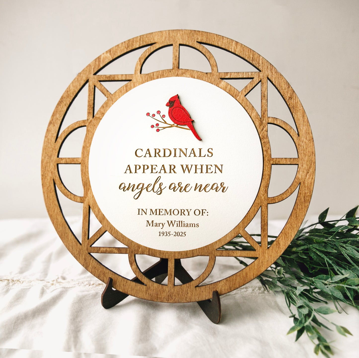 Cardinal Sympathy Gift - Cardinals Appear When Loved Ones Are Near
