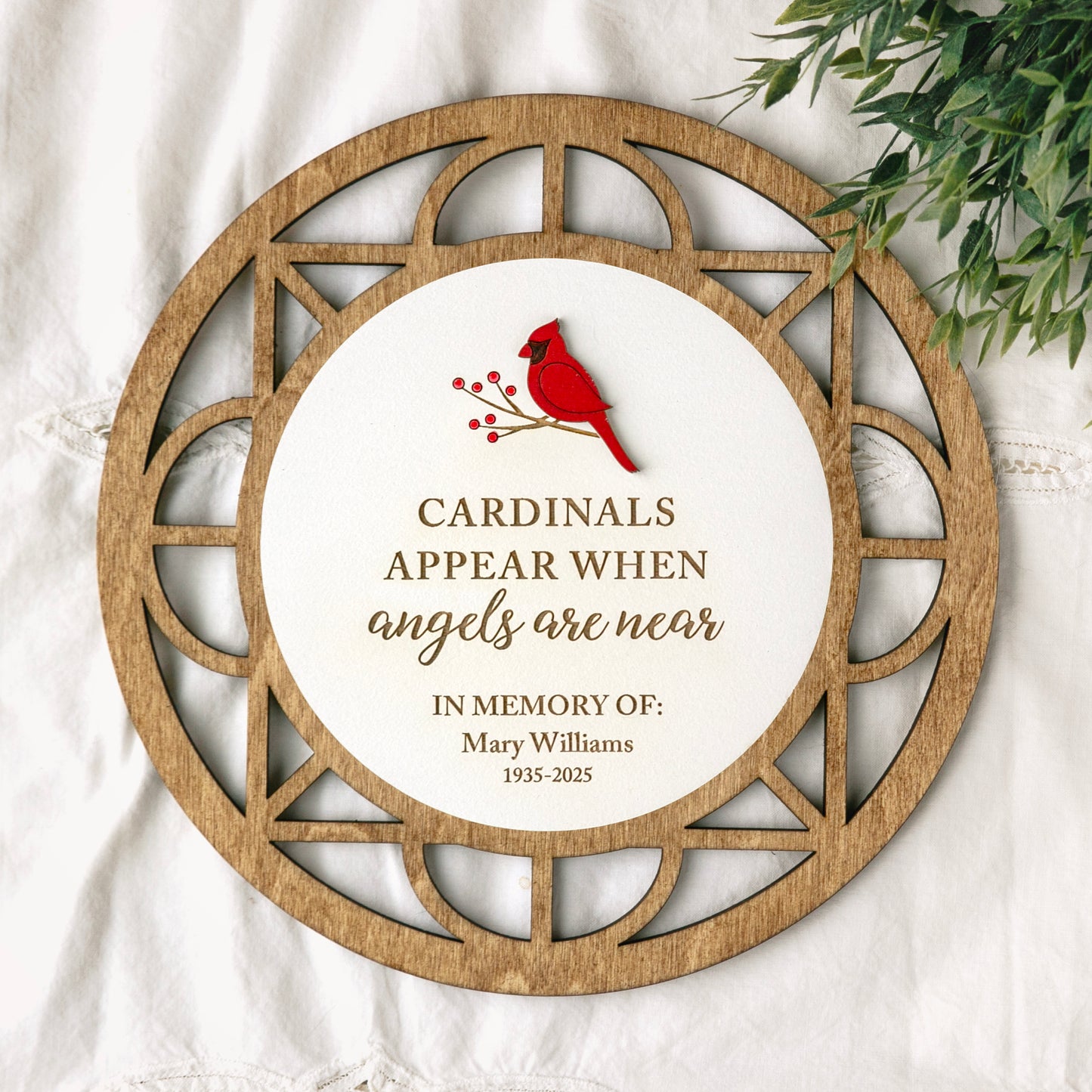Cardinal Sympathy Gift - Cardinals Appear When Loved Ones Are Near