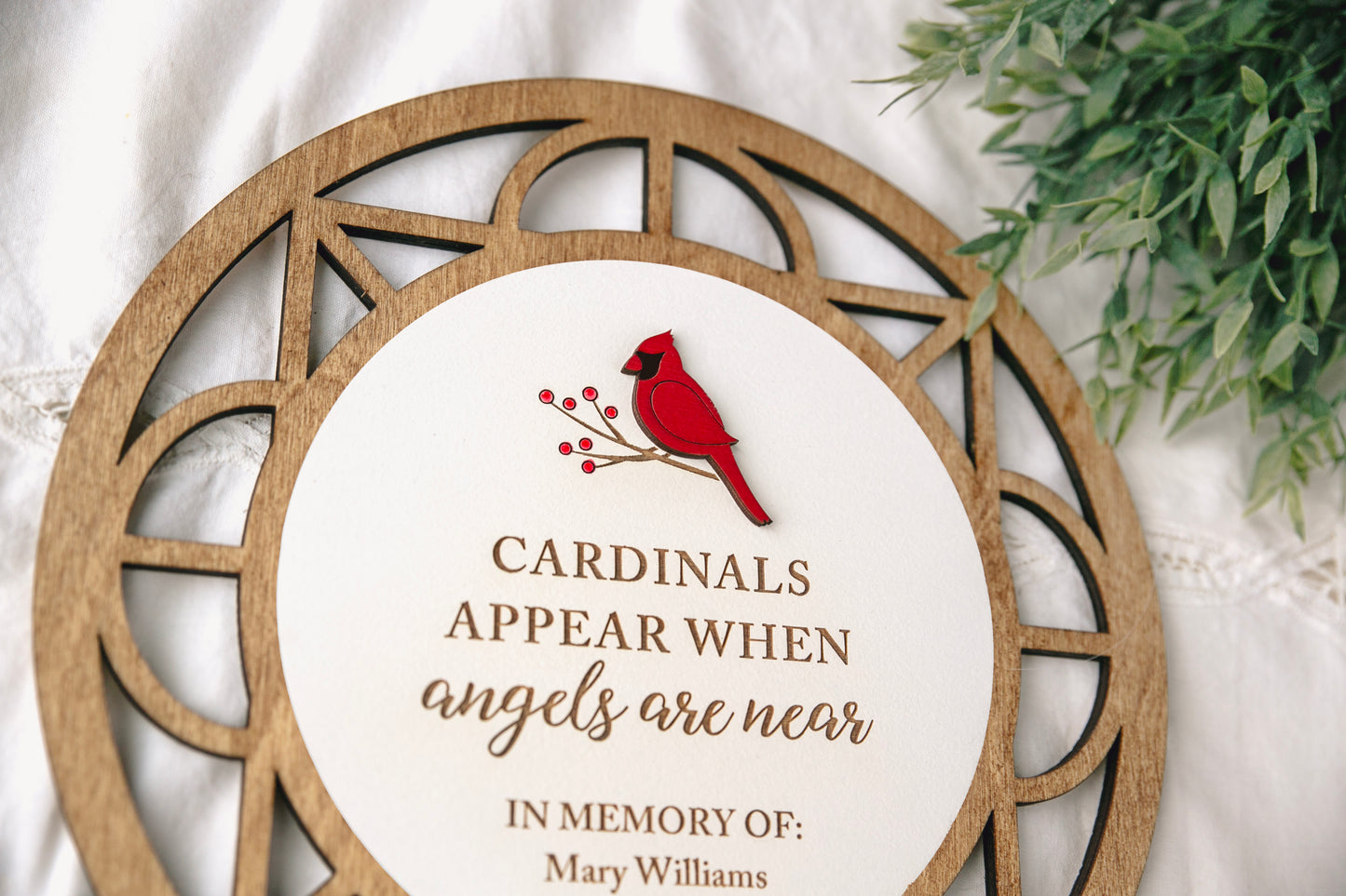 Cardinal Sympathy Gift - Cardinals Appear When Loved Ones Are Near