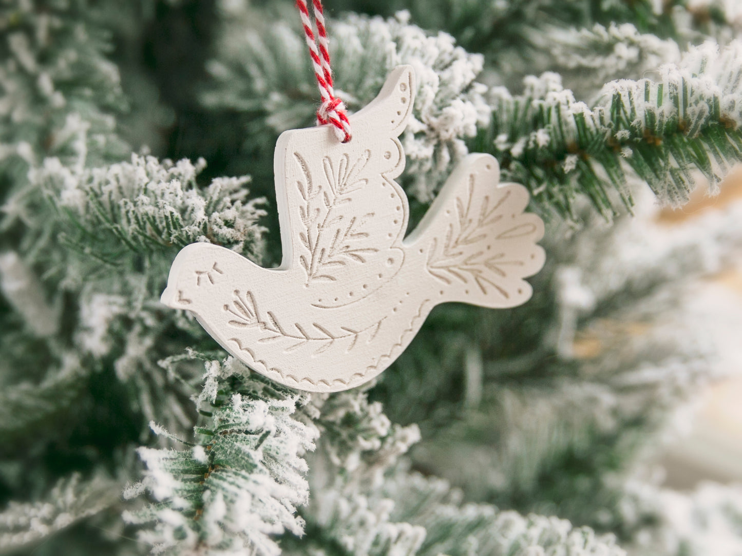 Turtle Dove Friendship Christmas Ornaments Gift Set of 2 - Give One, Keep One