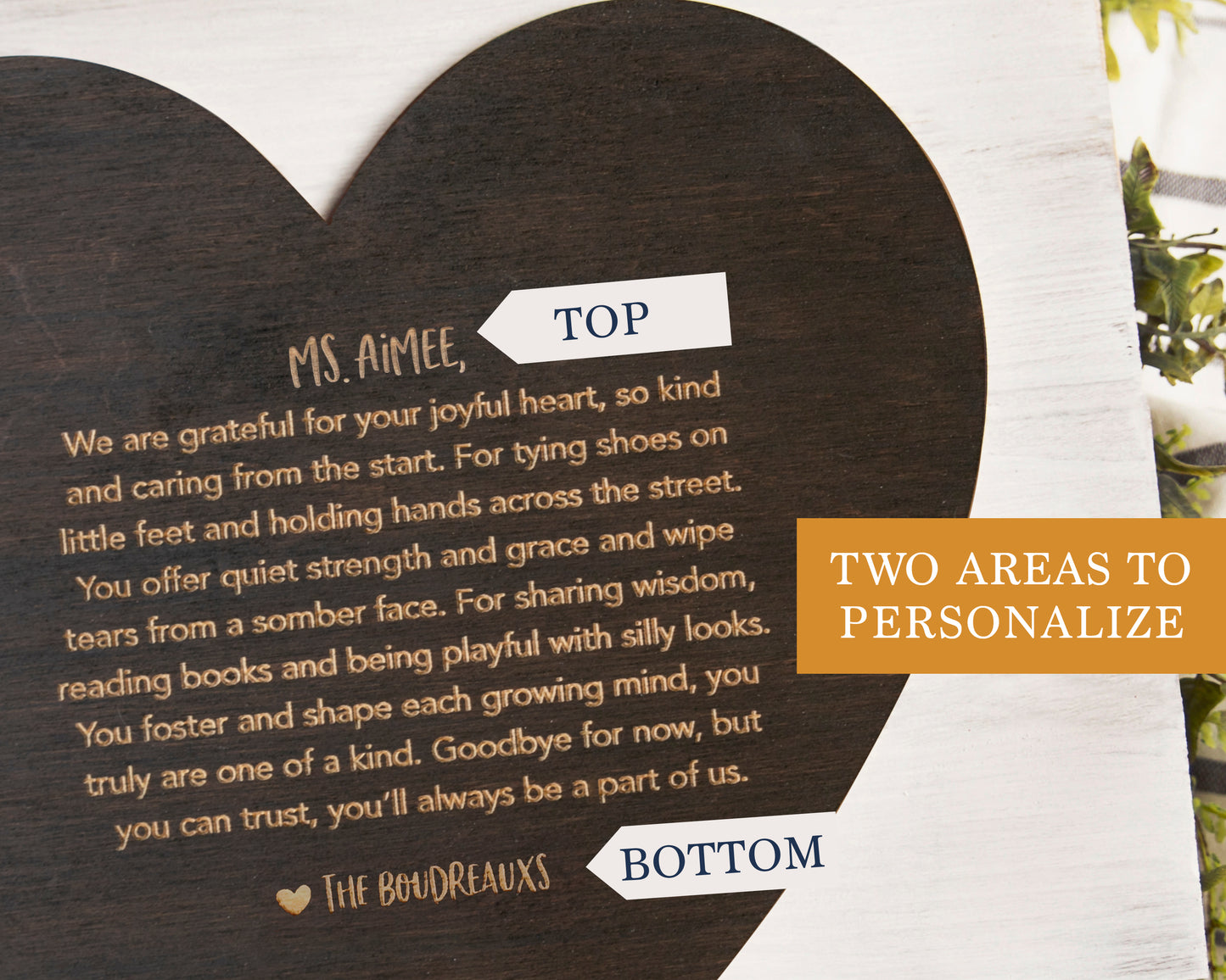 Babysitter or Nanny Appreciation Gift - A Mother's Thank You