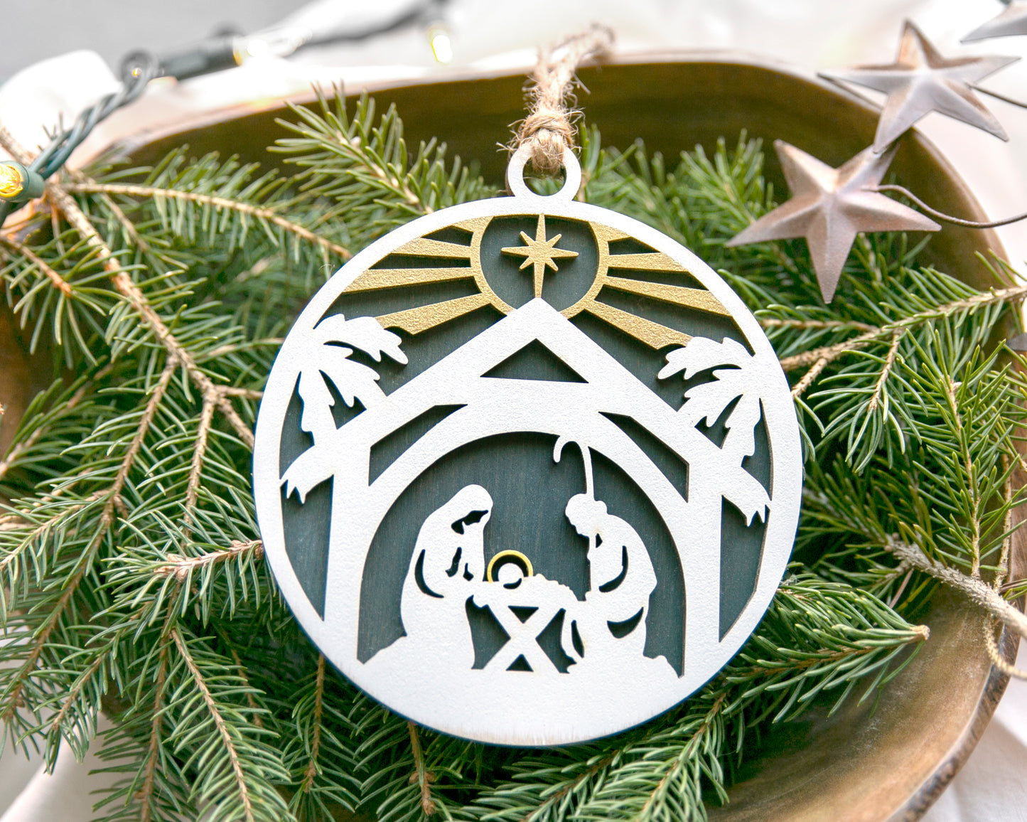 Religious Christmas Ornament 2022 / Birth of Jesus