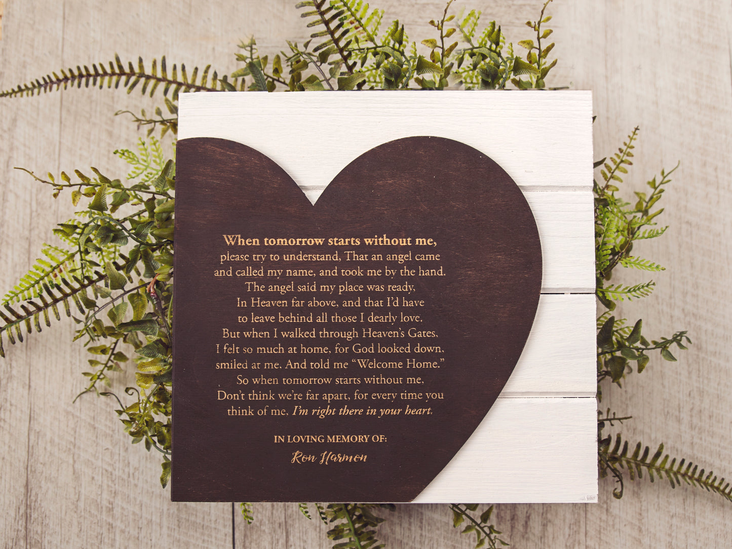 "When Tomorrow Starts Without Me" Bereavement Gift