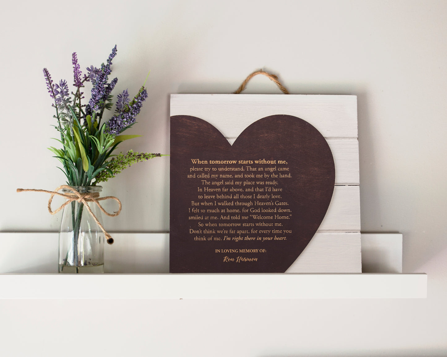 "When Tomorrow Starts Without Me" Bereavement Gift