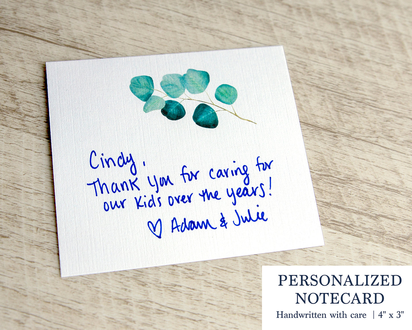 Babysitter or Nanny Appreciation Gift - A Mother's Thank You