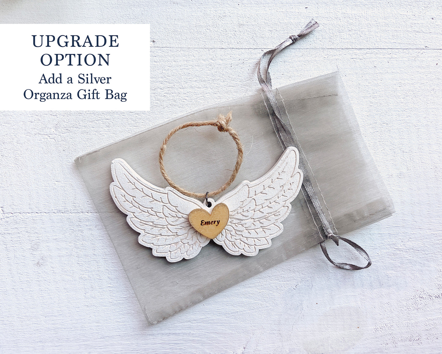 Personalized Angel Wing Ornament