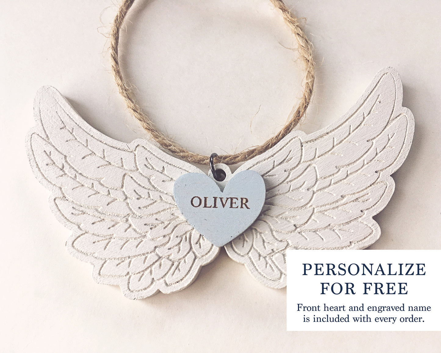 Personalized Angel Wing Ornament