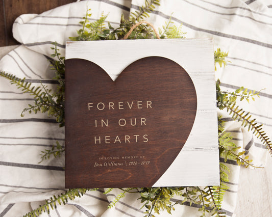 "Forever In Our Hearts" Bereavement Gift