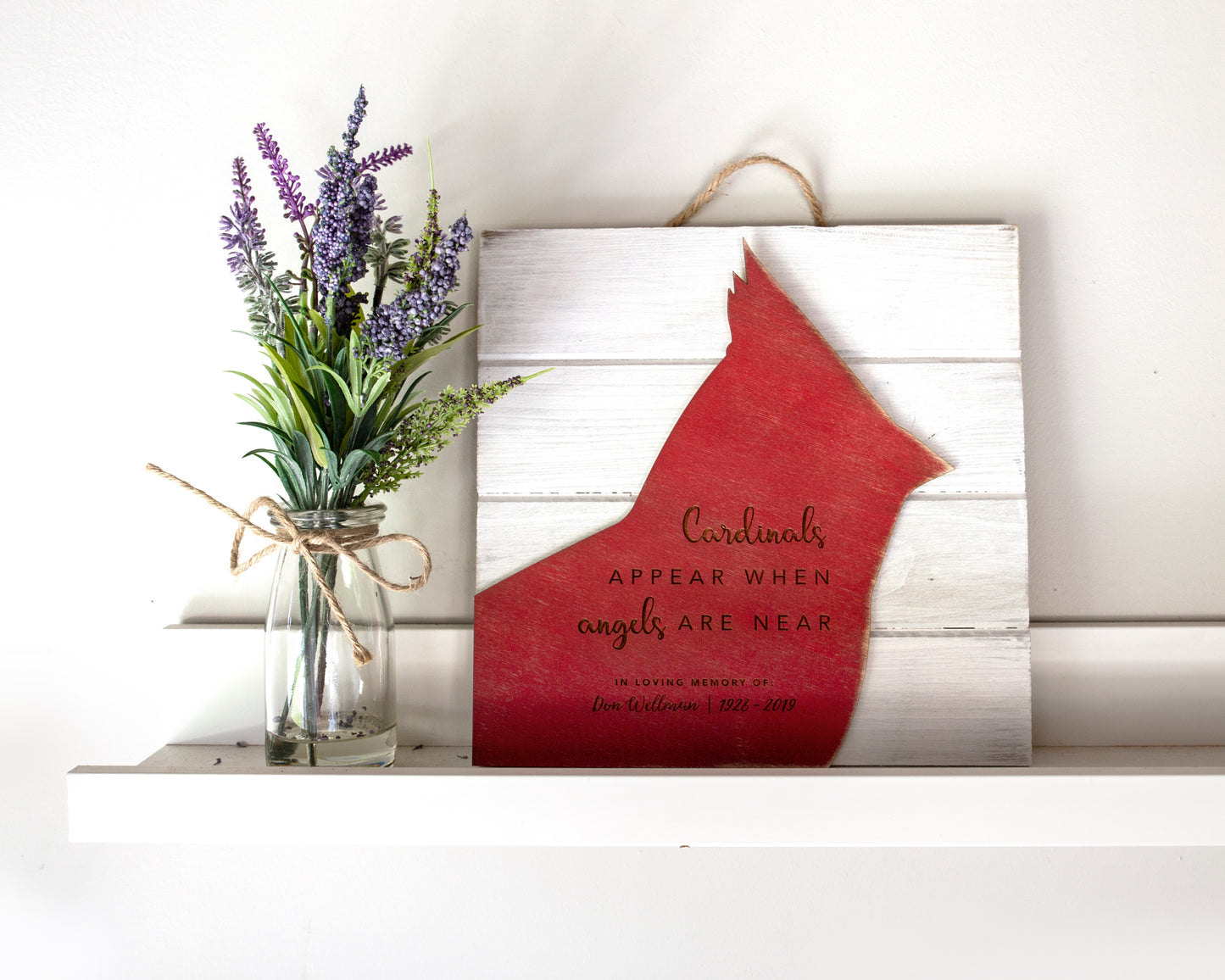 "Cardinals Appear When Angels Are Near" Bereavement Gift