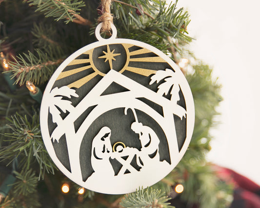 Religious Christmas Ornament 2022 / Birth of Jesus