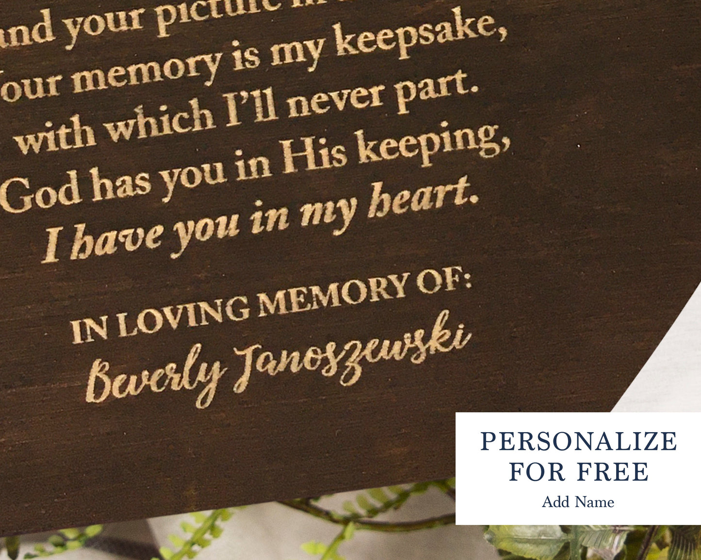 "I Thought Of You With Love Today" Bereavement Gift+ FUNERAL HOME DELIVERY