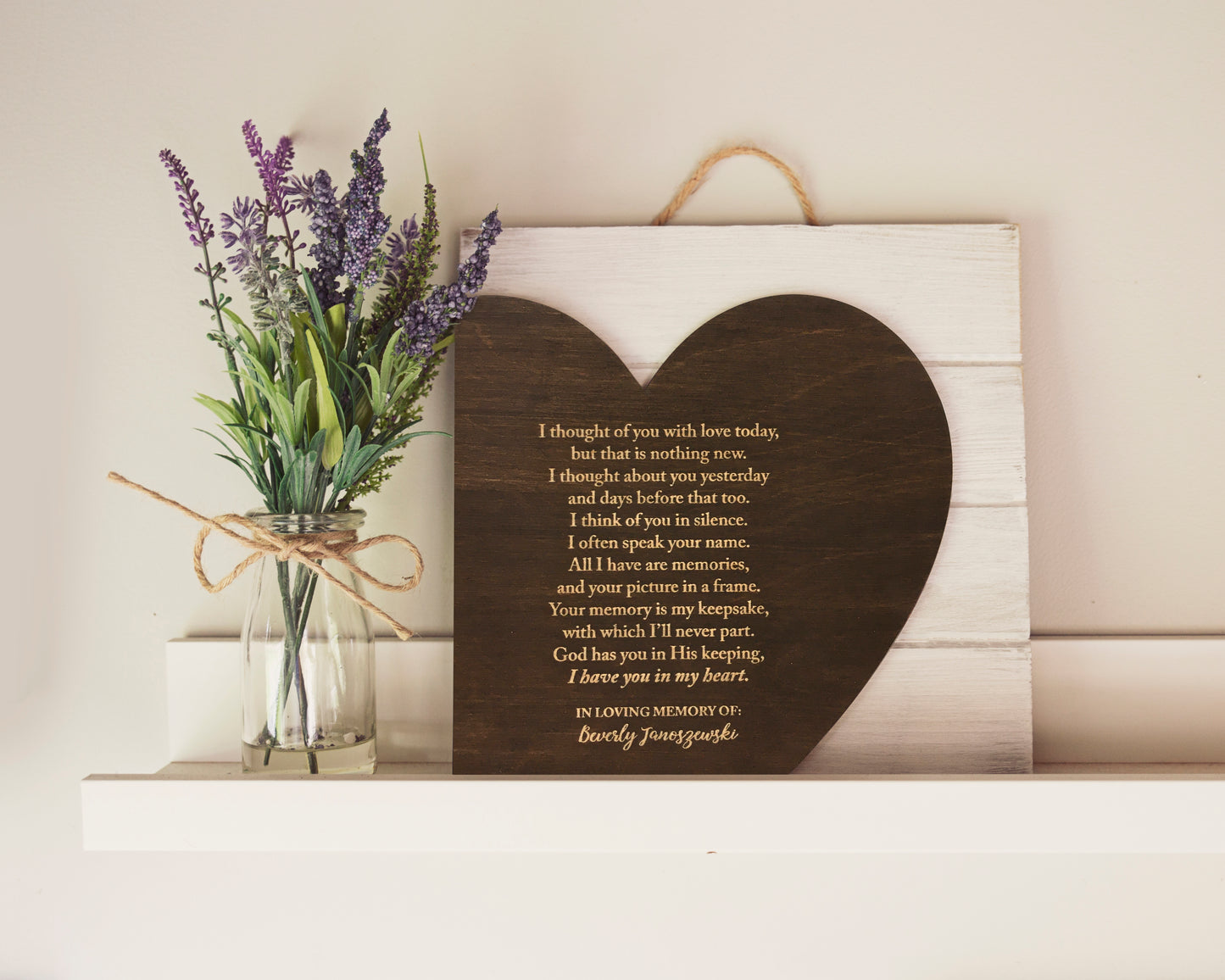 "I Thought Of You With Love Today" Bereavement Gift