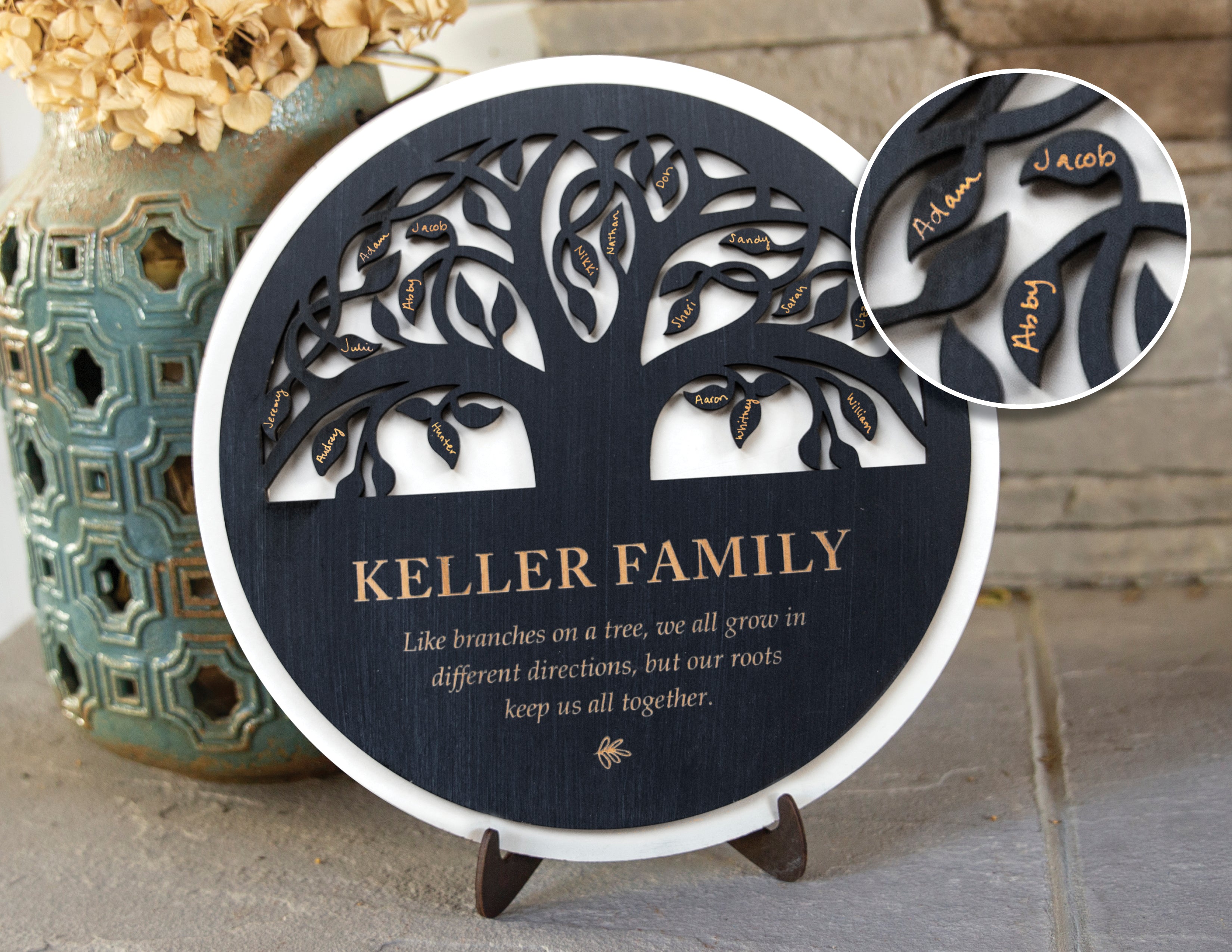 Personalized Family Tree Keepsake Gift – Little Red Hen Goods