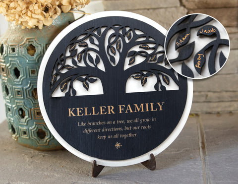 Personalized Family Tree Keepsake Gift