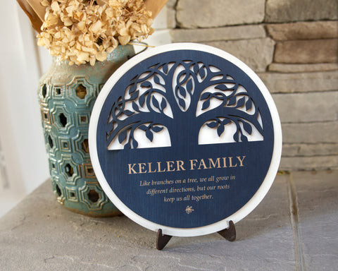 Personalized Family Tree Keepsake Gift