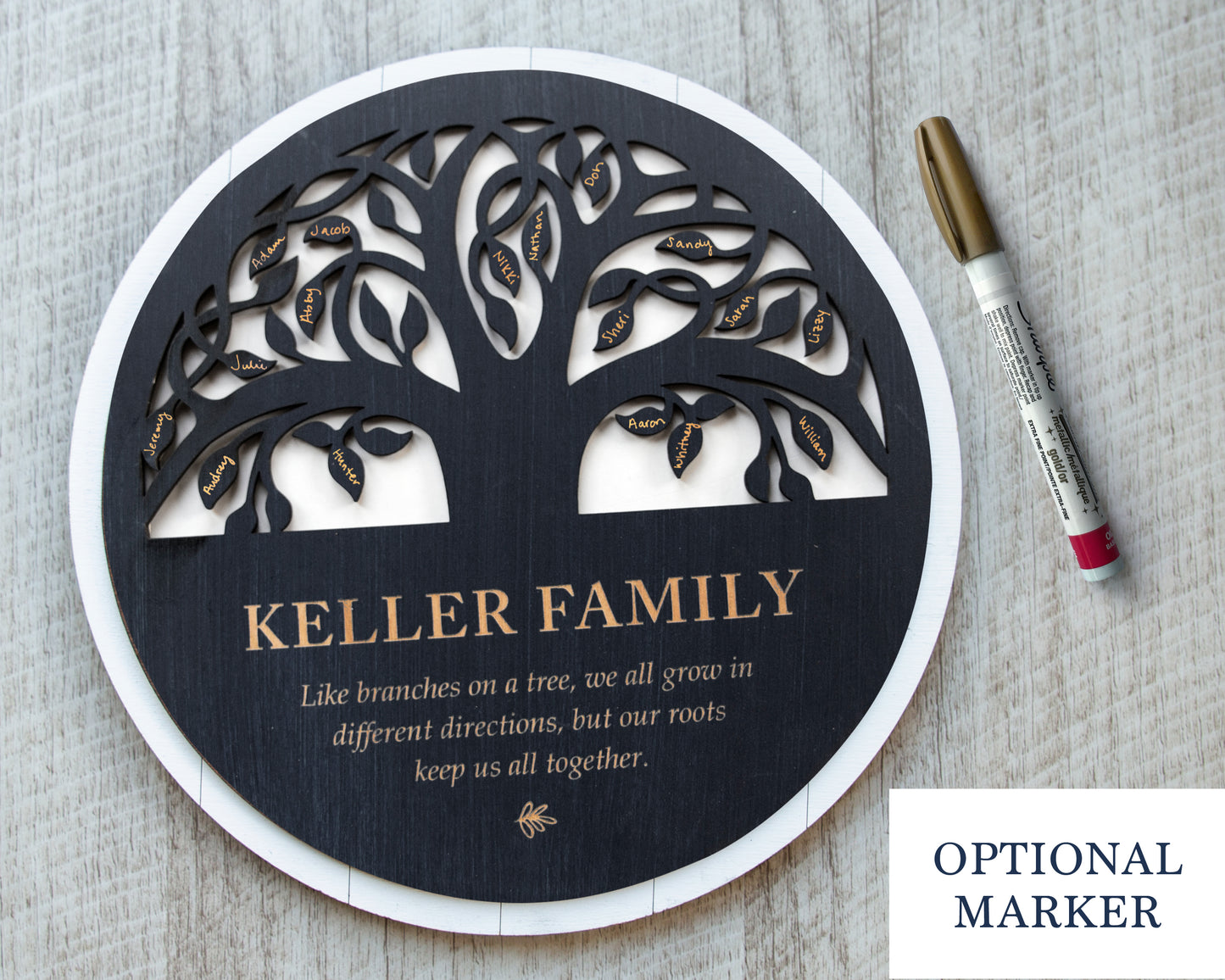 Personalized Family Tree Keepsake Gift